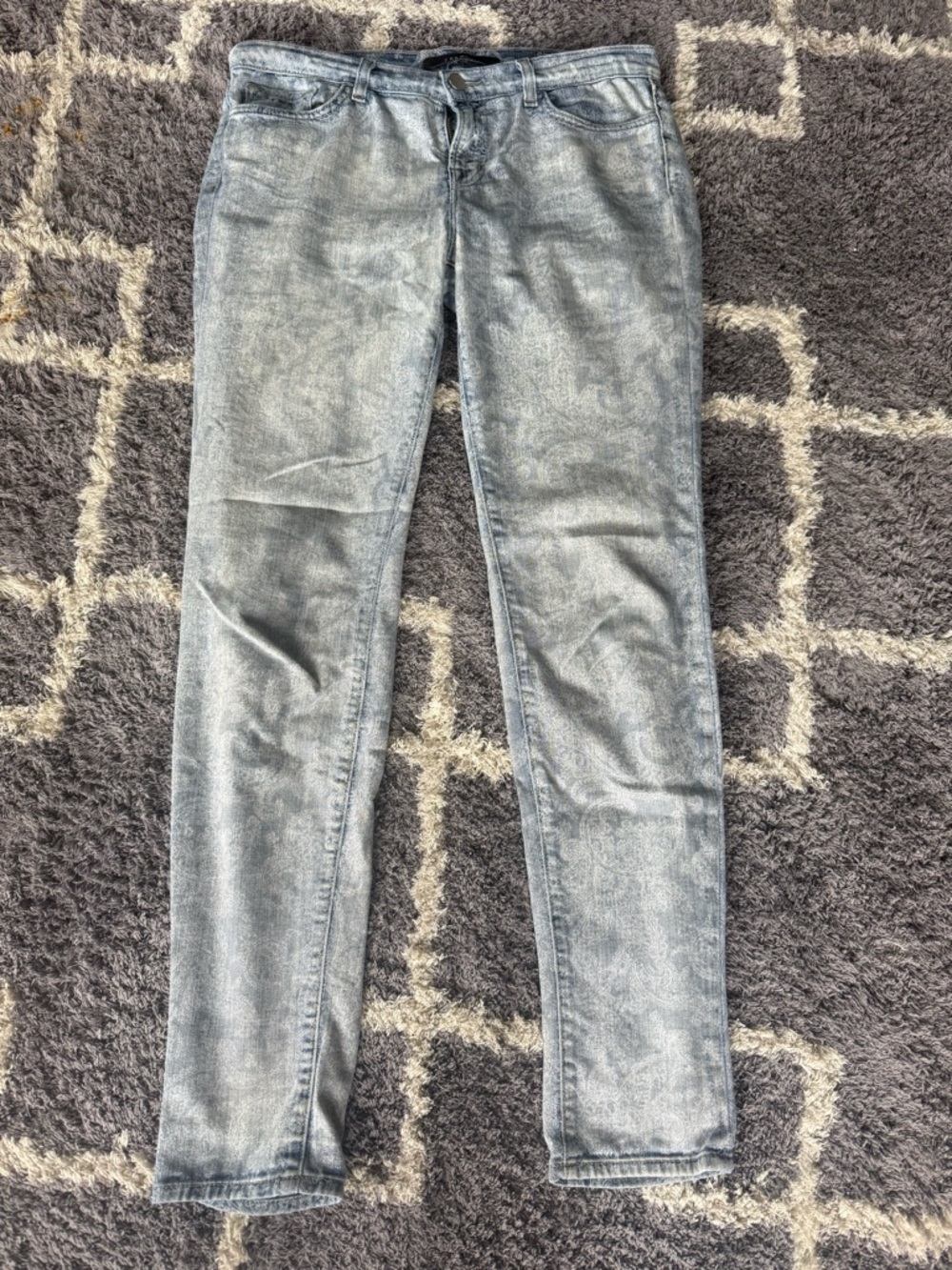 J Brand Women's Light Gray Skinny Jeans
